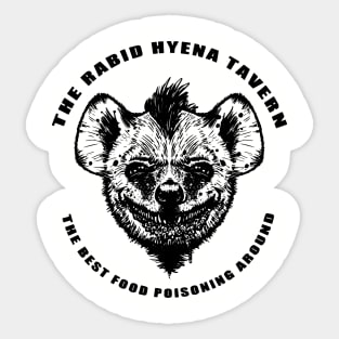 The Rabid Hyena Tavern Sticker